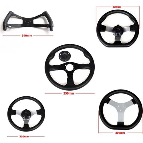 270mm 300mm 320mm 340mm 350mm Go Kart Steering Wheel Racing Off Road Sport Kart Karting Parts