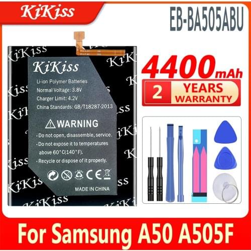 4400mAh Battery For SAMSUNG EB-BA505ABU Replacement Battery For Samsung Galaxy A50 A505F SM-A505F A505FN A505W SM-A30S A30s A30