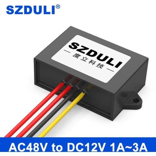 AC36V48V to DC12V power supply step-down module AC30-56V to DC12V AC to DC regulated power supply