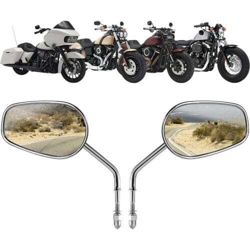 Afetermarket free shipping motorcycle mirror For 1982-Later Harley Davidson Models (excepte mounted below the handlebars) CHROME