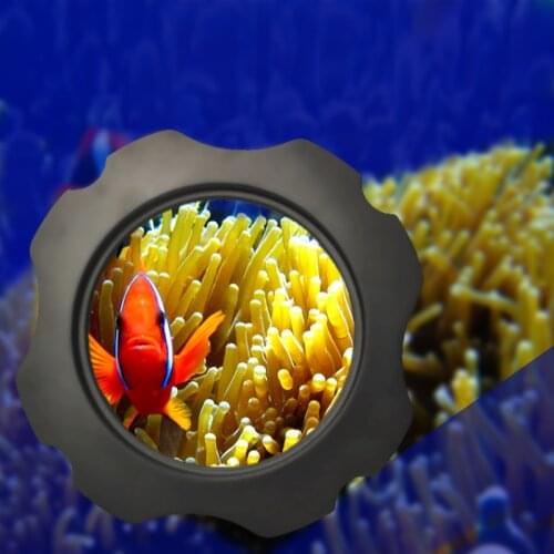 Aquarium look at the mirror.Coral aquarium magnifier. Coral viewing mirror.Fish tank magnifier.Aquarium 2 and 1 coral magnifier