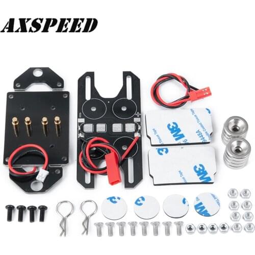 AXSPEED TRX4 Body Post Magnet Power Supply Universal Invisible Car Shell Column for 1:10 RC Crawler TRAXXAS TRX-4 Upgrade Parts