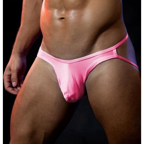 Black White Pink Blue Double G strings Men Sexy Shine Thong Gay Underwear Low Wiast Cosplay Panties