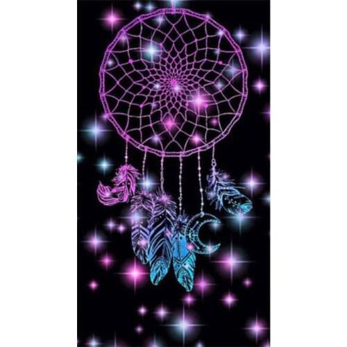 Dream catcher diamond painting full flowers rhinestone embroidery mosaic sticker decor diamond tapestry posters wall papers gift