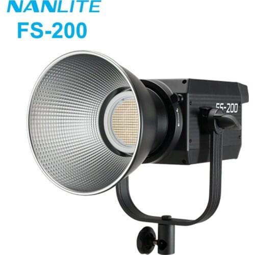 Nanlite Nanguang FS-200 Professional Photography Lighting 200W 5600k Outdoor Monolight COB Strobe Light FS200