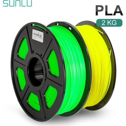 SUNLU PLA PLUS Filament 1.75mm 1kg 3d Printing Materials Multi-colors PLA Filament 3D Pen Eco-friendly Material Safe To Children
