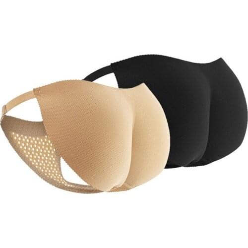 Plus Size Body Shaping Underpants M/L Sexy Fake Butt Pad Ladies Briefs Tummy Control Hip Push Up Briefs Woman Invisible Shaper