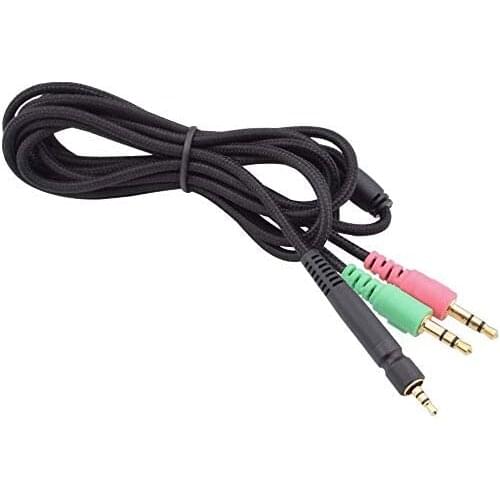 Replacement Aux Cable Aux Cord Compatible with Sennheiser Game ONE, Game Zero, PC 373D, GSP 350, GSP 500, GSP 600 Gaming Headse