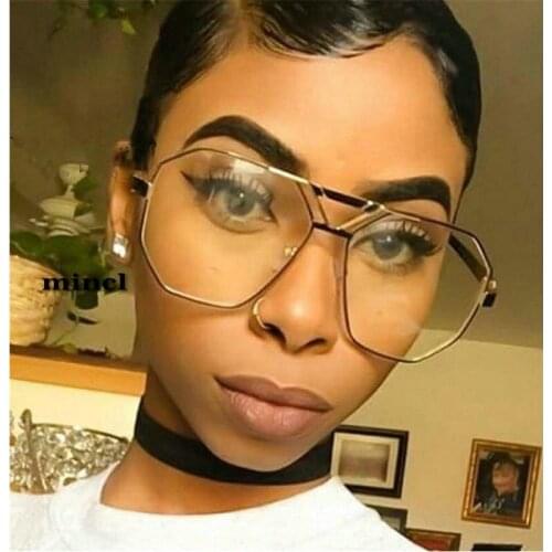 Black Square Oversized Sunglasses Women 2020 Luxury Shades Men Fashions Driving Glasses Trendy Ladies Gradient Eyewear FML