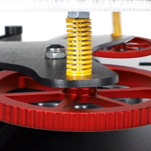 Creality Bowden Tube+4 Aluminum Hand Twist Leveling Nuts + 4 Hot Bed Die Springs +4 M4x35 Screws for Ender 3/3 Pro etc