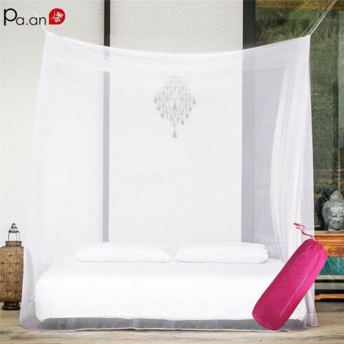 Outdoor Travel Tent Mosquito Net Simple Square-top Mosquito Net for Travel Easy To Carry Outdoor Mosquito Nets Bed Curtain