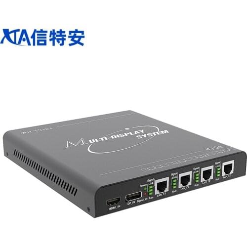 4 channels video splicer Point-to-point multi-screen stitching 1x2 1x4 3x1 video wall controller
