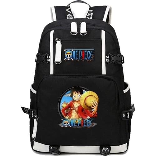 Japan anime One Piece Luffy backpack Cartoon casual backpack teenagers Men womens Student School Bags Female Male backpack