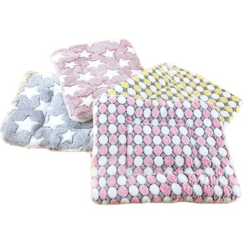 Replacement Small Animal Cage Mat Nest Hamster Mini Pet Bed Cotton Fleece Pad Hammock Warm Winter Nest New Born Cat Dog House