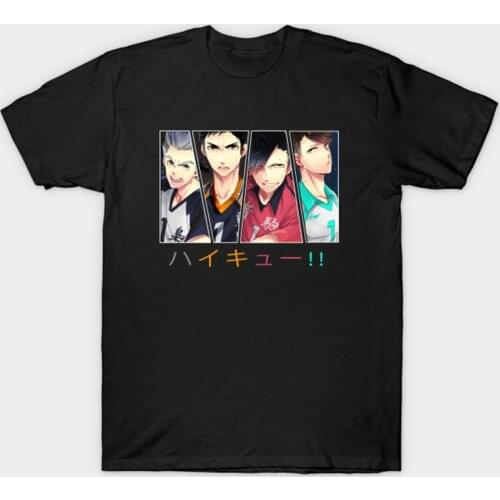 Hot Sale Japanese Anime Haikyuu TShirt Men Kageyama Tobio Printed Tops Summer Cartoon Graphic Unisex Harajuku Tshirt Male Tee