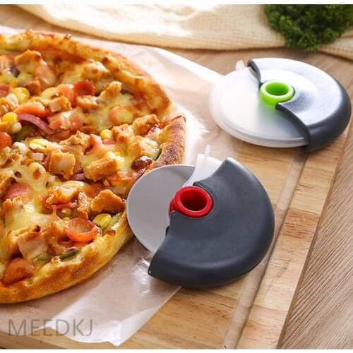 1pcs stainless steel pizza cutter round roller cake cutter pizza cutter pizza cutter cookie cutter kitchen tool