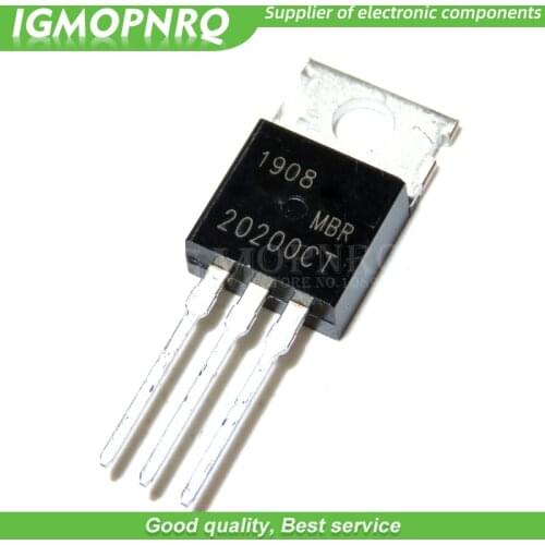 10pcs MBR20200CT MBR20200 MBR20200C TO-220 Schottky & Rectifiers 20 Amp 200 Volt Dual new original