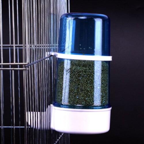 415ml Automatic Bird Feeder Hamster Parrot Dispenser Water Feeding Drinking Food Bowl