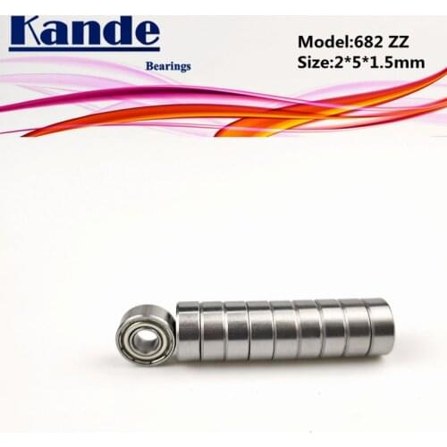 682 10pcs 682ZZ 2x5x2.5mm Miniature Bearings ball bearing 682 Z 2x5x1.5 618/2ZZ