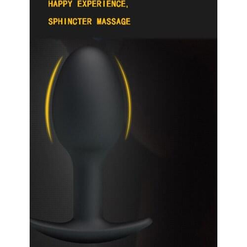 Silica gel anal plug with built-in steel ball for both men and women rear patio chrysanthemum stimulation masturbation tool anal