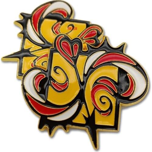 Anime SK8 The Infinity Cosplay Brooch Prop Rekl Kyan Metal Badge Pin Accessories