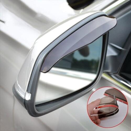 For Ford focus 2 3 mk2 fiesta ranger mondeo Volvo xc90 s60 Lada granta vesta Car Rearview Mirror Rain Eyebrow Visor Shade