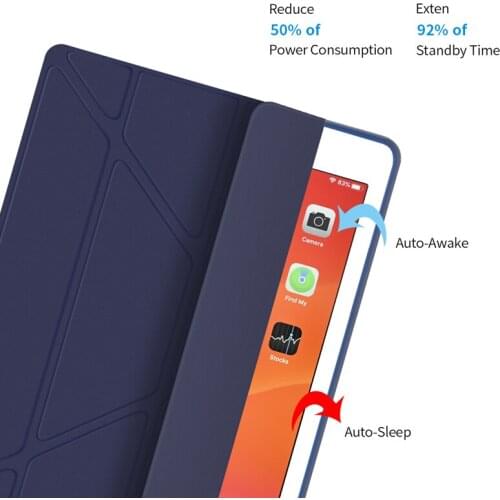 Case for Ipad 10.2 7th Mini 5 7.9 Pro 9.7 10.5 Air 3 Air 2 Silicone Magnetic Smart Soft TPU Back Protective Case