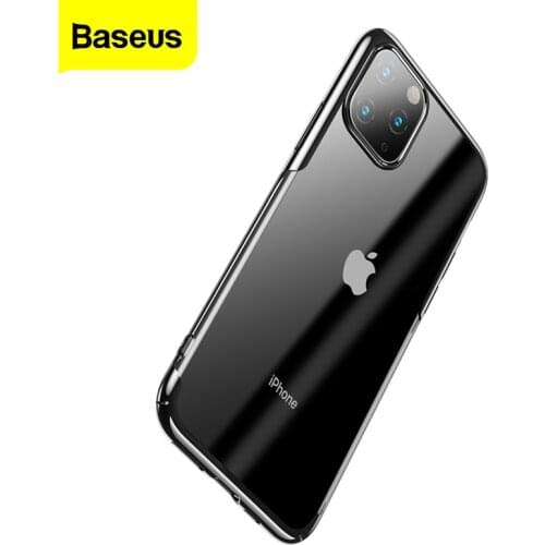 Baseus Luxury Plating Phone Case For iPhone 11 Pro Max 11Pro Case Hard PC Back Cover For iPhone11 Protective Case Coque Fundas