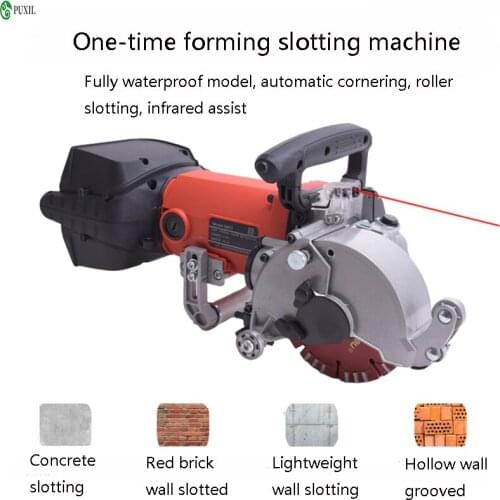 Electric concrete waterproof slotting machine building hydropower engineering decorating tools wall cutting machine
