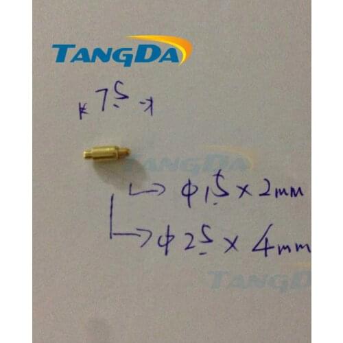 Tangda pogo pin connector 2.5*7.5 mm Current pin Battery pin Test thimble probe Gold Plated (Any size can be custom made)