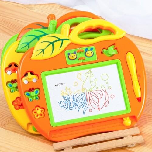 1pcs Colorful Small Magnetic Drawing Board Toy for Kids, Graffiti Board Writing Painting Sketching Pad Educational Learning Toys