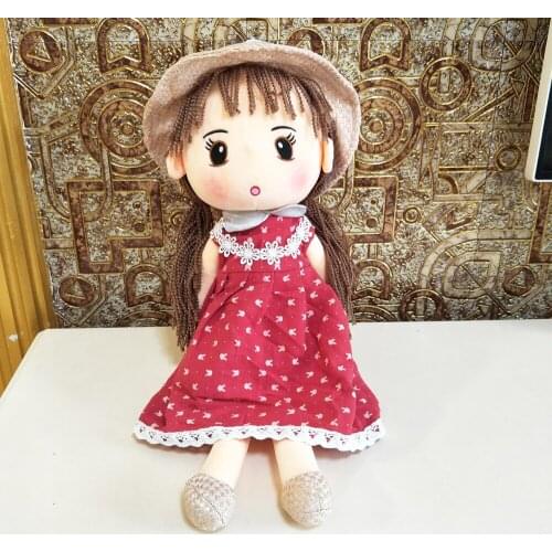 Cute Princess Doll Children Plush Toy Girl Stuffed Toy Birthday Gift
