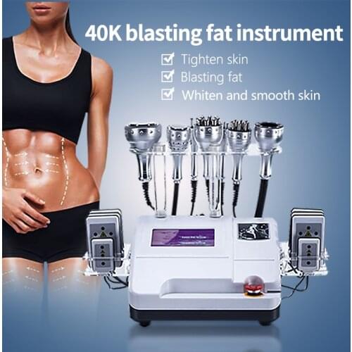 New 8 in 1 Slimming Cavitation Body Shaping Massager Fat Burner Cryo Photon Galvanic Radio Vacuum Weight Loss Machine