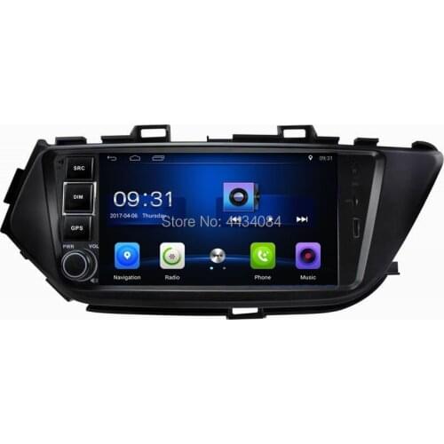 Ouchuangbo gps touch car stereo amplifier android 8.1 for Nissan Lannia 2015 support USB wifi 4 core touch screen SWC BT