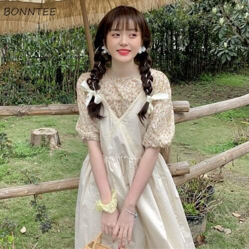 Sleeveless Dress Women Casual Prairie-Chic Spring BF V-Neck All-match Empire Solid Minimalist Fashion Breathable Korean Harajuku