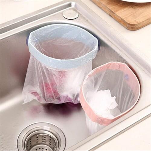 Mylb Creative Power Suction Cup Garbage Bag Kitchen Clip Garbage Storage Rack kitchen accessories organizer Dropshipping