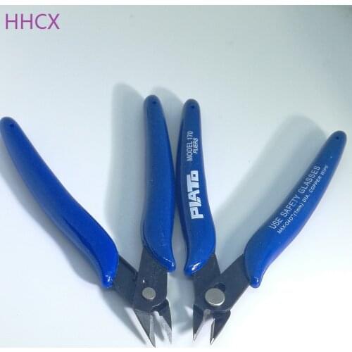 1PCS 170 Industrial electronic diagonal cable scissors Mini clamp side shear line cable tongs spring clamp