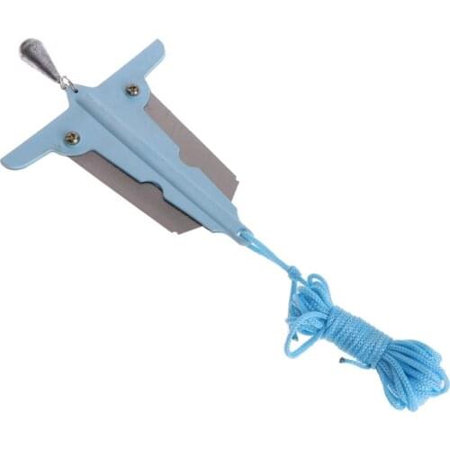 Fishing Water Grass Remover Knife Removal Tools Small Cut Weed Bait With Sinker