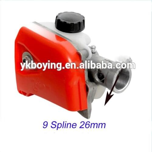 Brush Cutter Hedge Trimmer gear box 26mm-9 SPLINE for Long Reach Pole Chainsaw Pruner