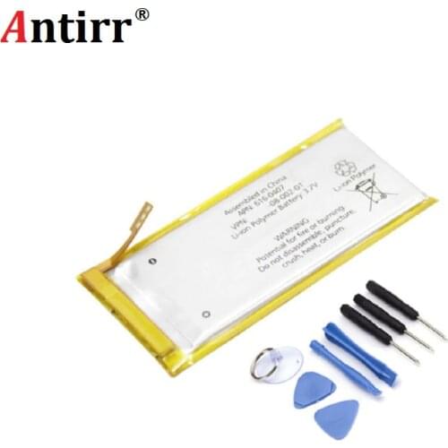 Antirr For Nano4 Brand New 3.7V Li-ion Polymer Battery Replacement for iPod Nano 4 4th Gen Battery with tools free shipping
