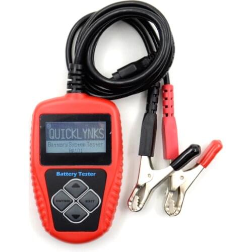 BA101 Car Battery Tester 12V Digital Battery Tester Analyzer 100 2000CCA 220AH with Japanese Korea French Car Diagnostic
