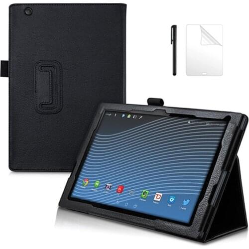 For Sony Xperia Z4 10.1 inch Tablet Case Ultra Slim Folding PU Leather StandFlip Leather Stand Protective Funda Case +filmPen