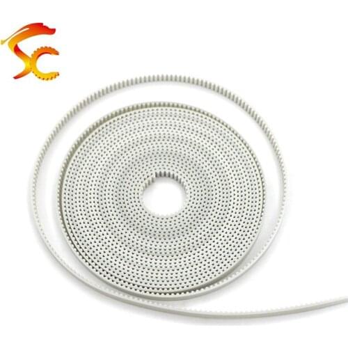 Free shipping 12meters/lot T2.5 Timing belt width 10mm T2.5 10MM PU openg belt for RepRap Prusa Mendel Huxley CNC Robotics
