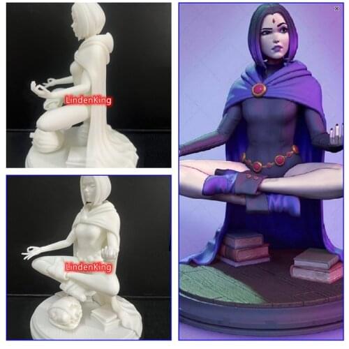 1/6 20cm Cartoon Characters, Unpainted High Quality 3D Products, Gift To Painter, DIY Assembly A076