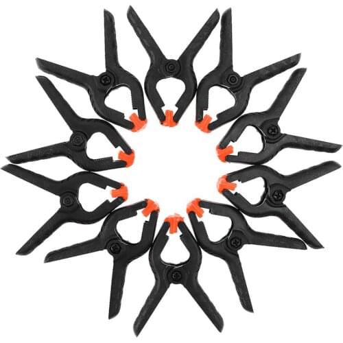 Brackets Clamps 10 Pcs 2 Inch DIY A Clip Tools Plastic Nylon Photography Background Cloth Clip Carpentry Fixed Clip Spring Clip