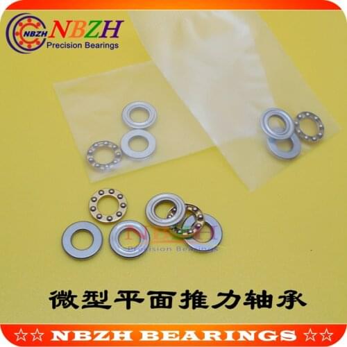 10pcs Free Shipping Axial Ball Thrust Bearings F5-10M 5*10*4 mm Plane thrust ball bearing F5-10 M 5X10X4 MM