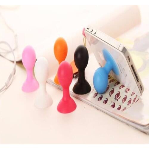 10PC/set Real New Arrival Silicone Mini Cell Phone Stand Sucker For Mobile And All Phone Holder Sucker