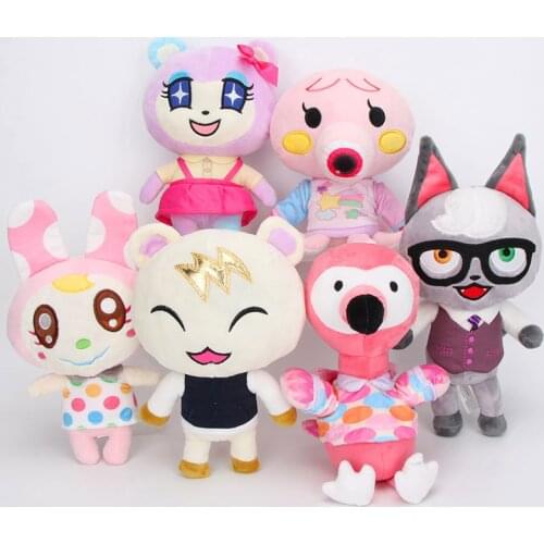 12pcs/set 25cm Animal Crossing doll Animal Crossing Plush toys Marshal Flora Chrissy Raymond Marina Judy Stuffed Toy READY STOCK