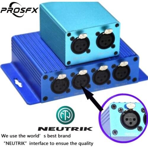 2Port/4 Port DMX Converter ArtNet 1024 DMX Artnet Controller Output Conversion box for Ma onpc Avolites Cmmand Wing