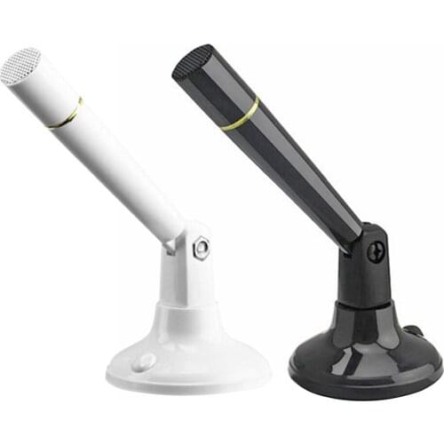 3.5mm Plug Condenser Omnidirectional Desktop Microphone for PC Video Chatting Condenser Recording Microfone Ultra-wide